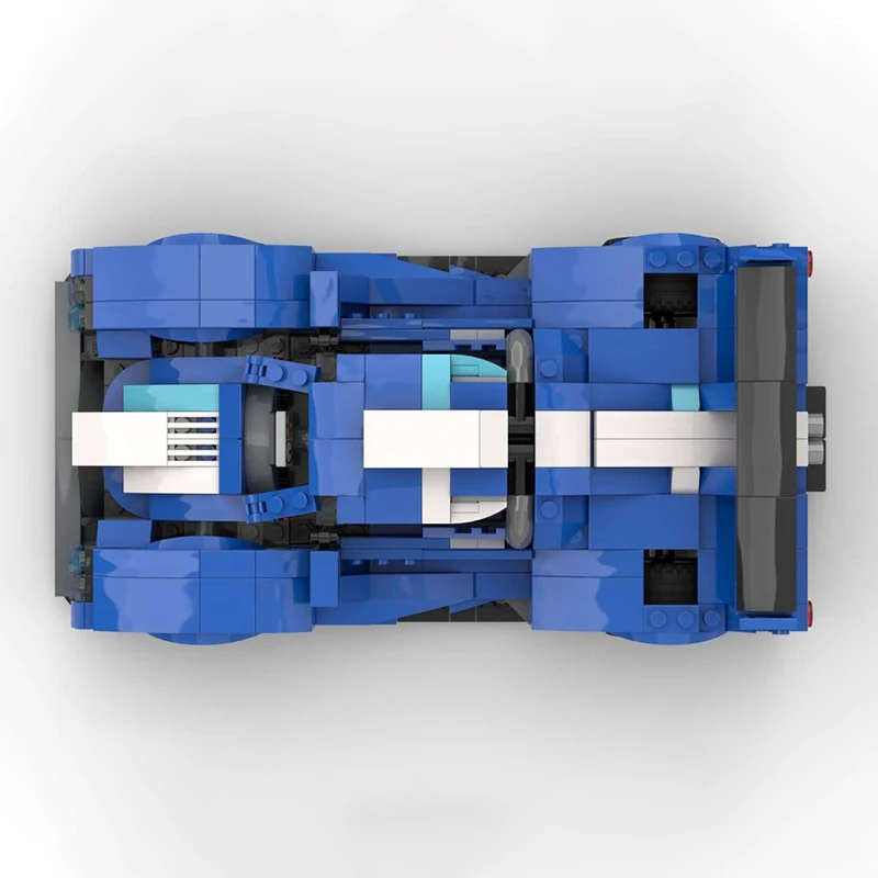 MOC الكلاسيكية النموذج سباق سرعة بطل السيارات الكلاسيكية نموذج سباق لعب الأطفال هدية عيد الميلاد التكنولوجيا اللبنات