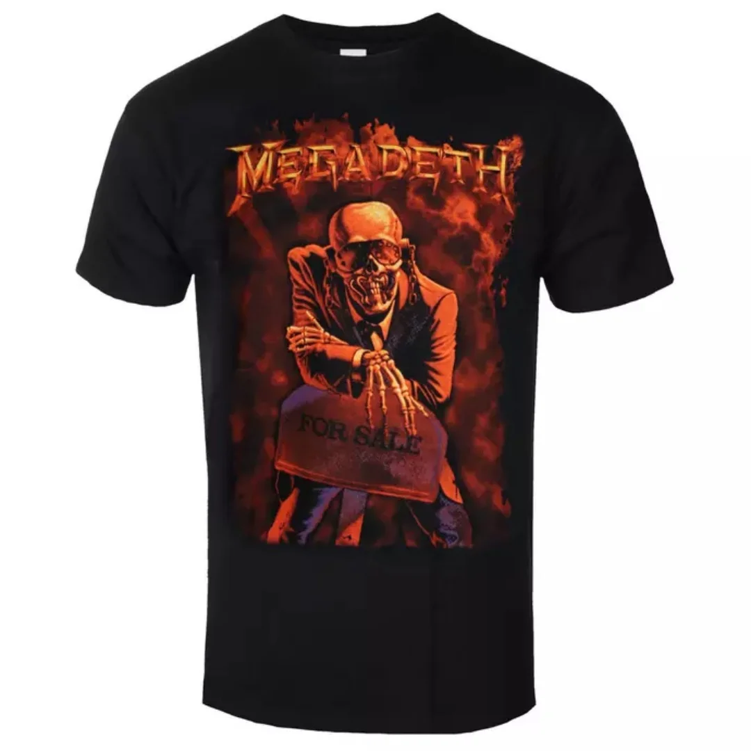 Megadeth - Peace Sells Artistic Patterns Summer T-Shirt Men Women Cotton T-shirt Casual Street Classic Band T-shirt