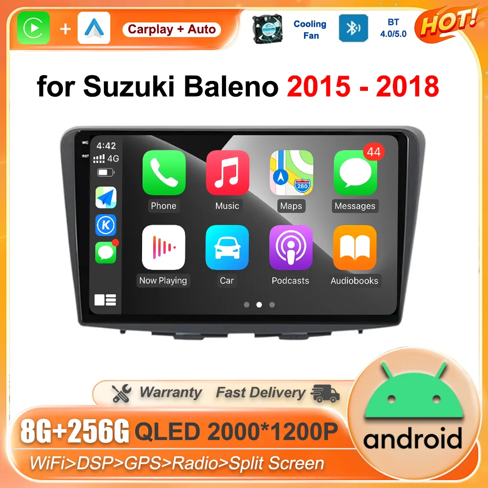 

Car Radio Multimedia Stereo Player Android Auto for Suzuki Baleno 2015 - 2018 Android Intelligent System GPS Navi 9 '' HD Screen