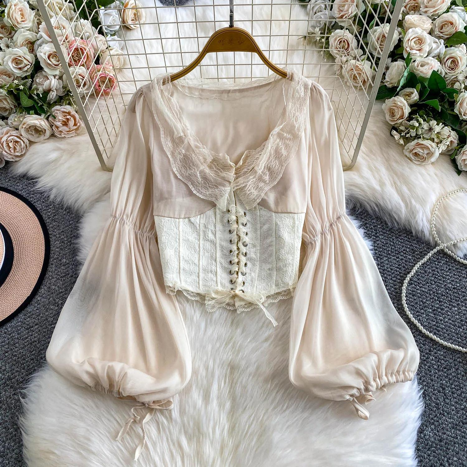 

Женские формальные винтажные топы принцессы, рубашки, готическая шифоновая блузка с расклешенными рукавами, кружевная блузка с оборками, женская элегантная блузка для банкета и ужина