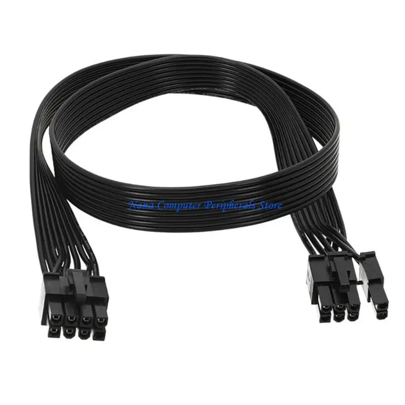 F68C 8Pin Graphics Card Power Cable 18AWG for Corsair 8Pin Power Supply/ 8pin to Two 6pin+2pzin Splitter Cord Optional