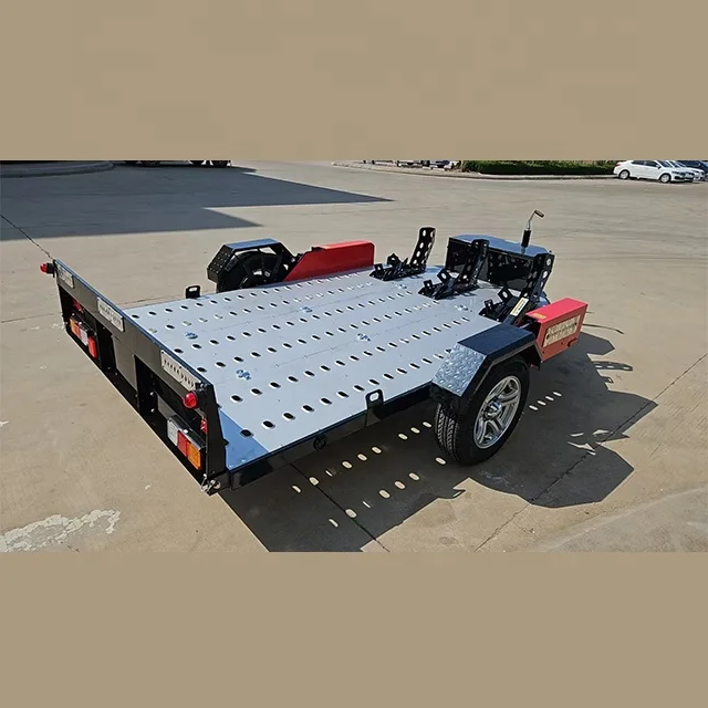 Remote Control Hydraulic Lifting Utility Camper Motorcycle ATV Trailer view 5