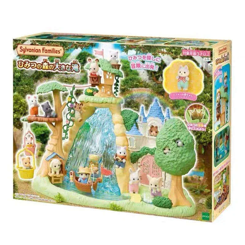 Original Sylvanian Families Fashion Play Set Princess Dress Up Rainbow Fun Nursery Ternurines Kawaii Collection Birthday Gift