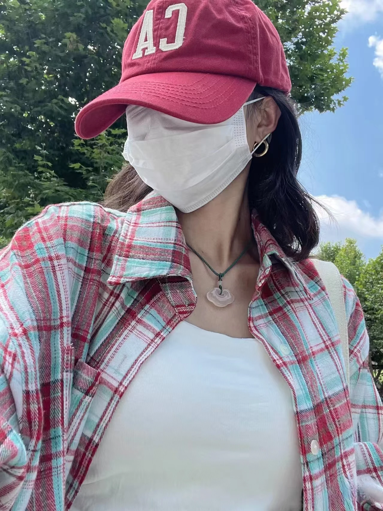 172 red plaid [high quality brushed]