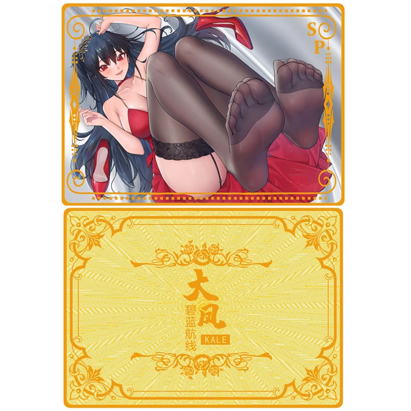 Goddess Story Metal Card All Anime Sexy Swimsuit Girl Collection Card, Remm, Yamato, Nami, Nezuko, Mitsuri, Boa, Hankokku Girl