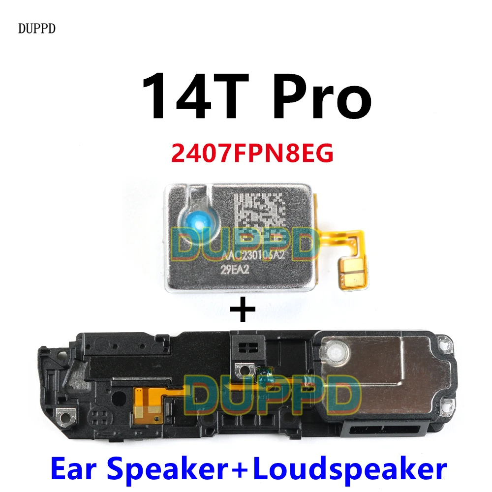 

Top Earpiece Ear Speaker Bottom Loudspeaker Speakerphone Buzzer Ringer Replacement Part For Xiaomi 14T Pro 14T Pro
