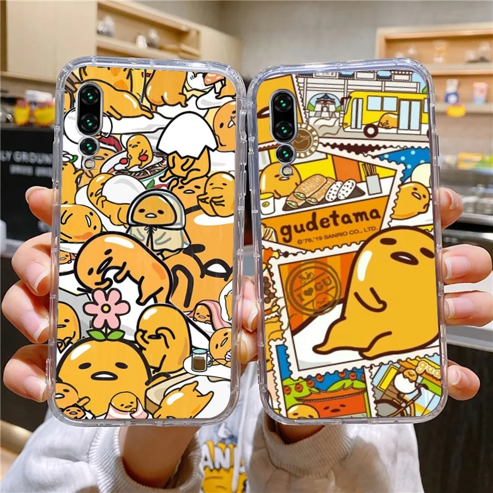 Cartoon G-Gudetama Phone Case For Xiaomi 11 Redmi Note 11 5G 8T 9A 9 10T Note8Pro Note9 12SUltra Transparent Case