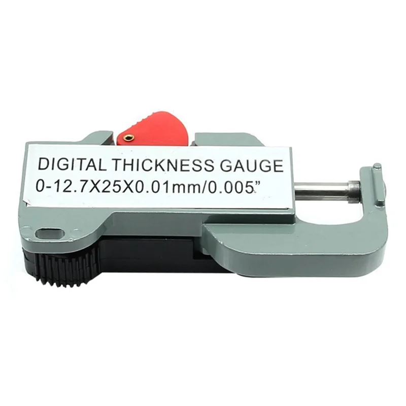

ABVC 3X Portable Precise Digital Thickness Gauge Meter Metal Tester Micrometer 0 To 12.7Mm