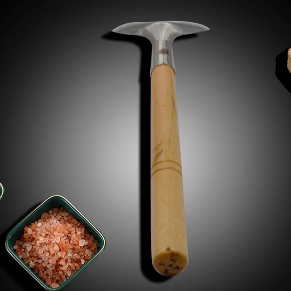 

2Pcs Wooden Handle Iron Cooking Shovel Wok Spatula Traditional Kitchen Cooking Utensils Heat Resistant Home Use