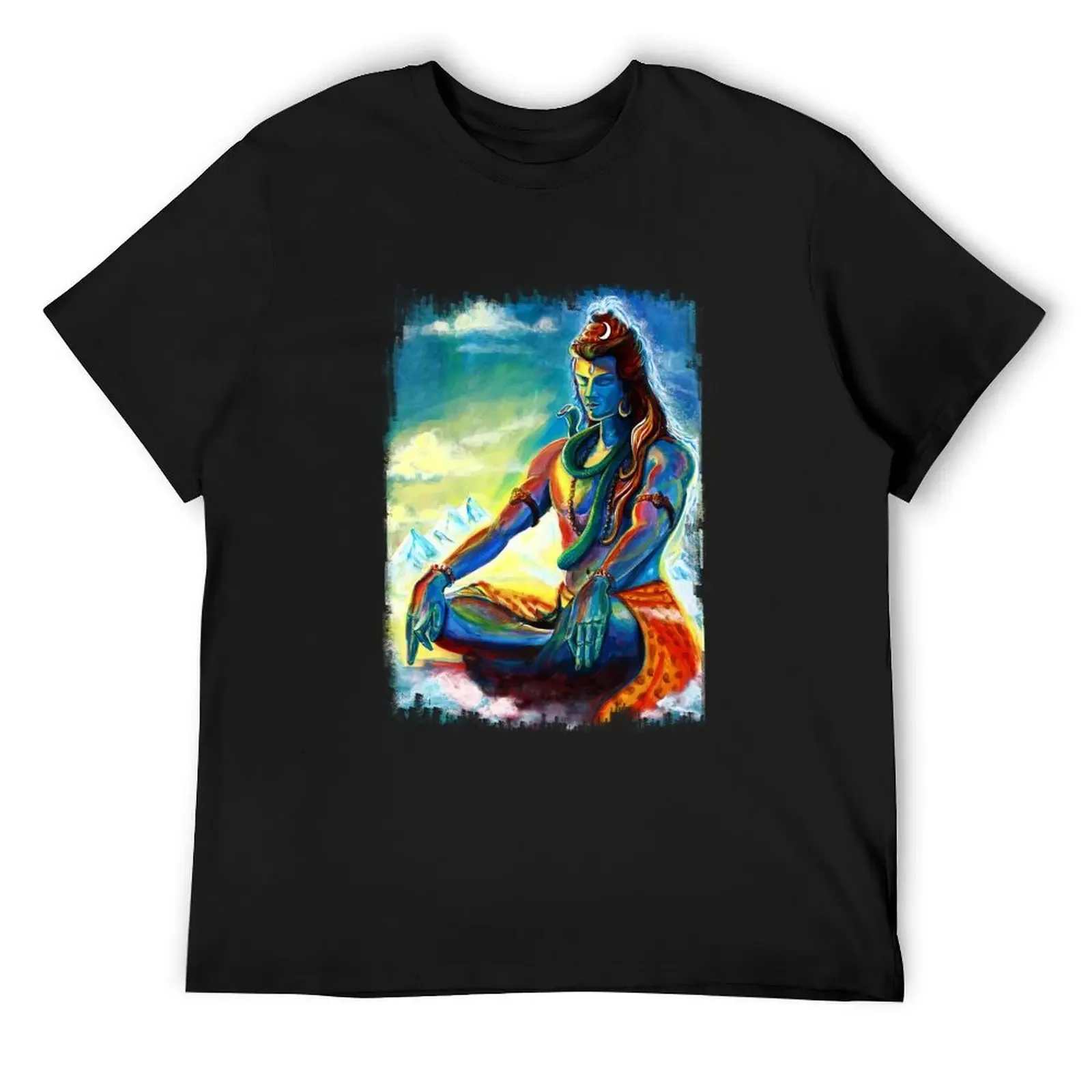

Majestic Naga Shiva in Eternal meditation T-Shirt man t shirt Clothing aesthetic clothes mens clothes