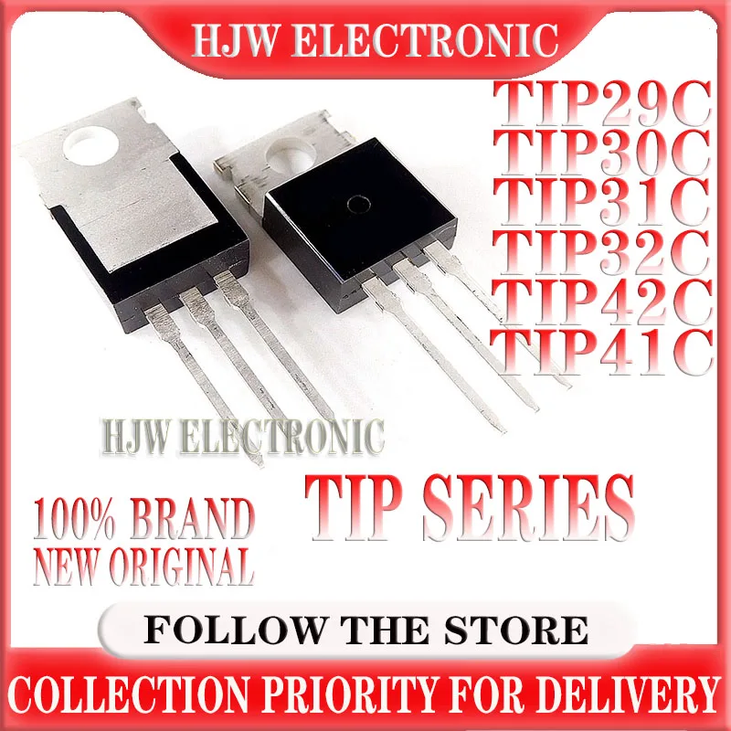 10PCS TIP31C TIP32C TIP41C TIP42C Transistor TO-220 TO220 TIP31 TIP32 TIP41 TIP42 TIP29C TIP30C TIP29 TIP30