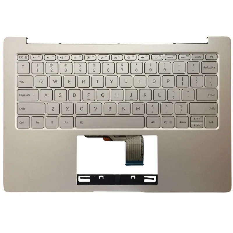 

New US Keyboard for Xiaomi MI Air 13.3 inch 9Z.ND7BW.001 MK10000005761 490.09U07.0D01 notebook English silver Backlit