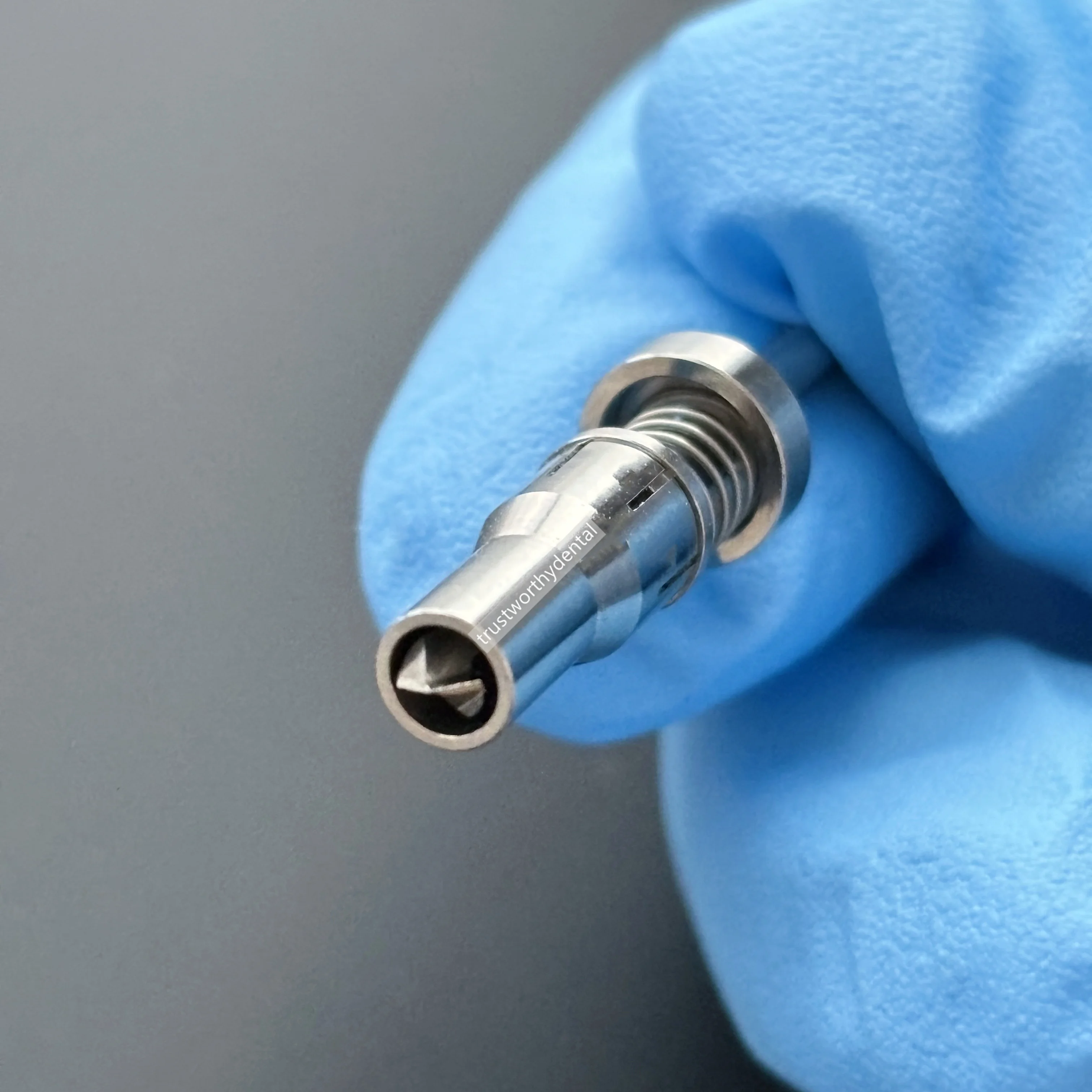 Taladro de resorte para cosecha de huesos Dental φ2.8, fresas de Trephine, taladro de recolección de polvo de hueso autogénico