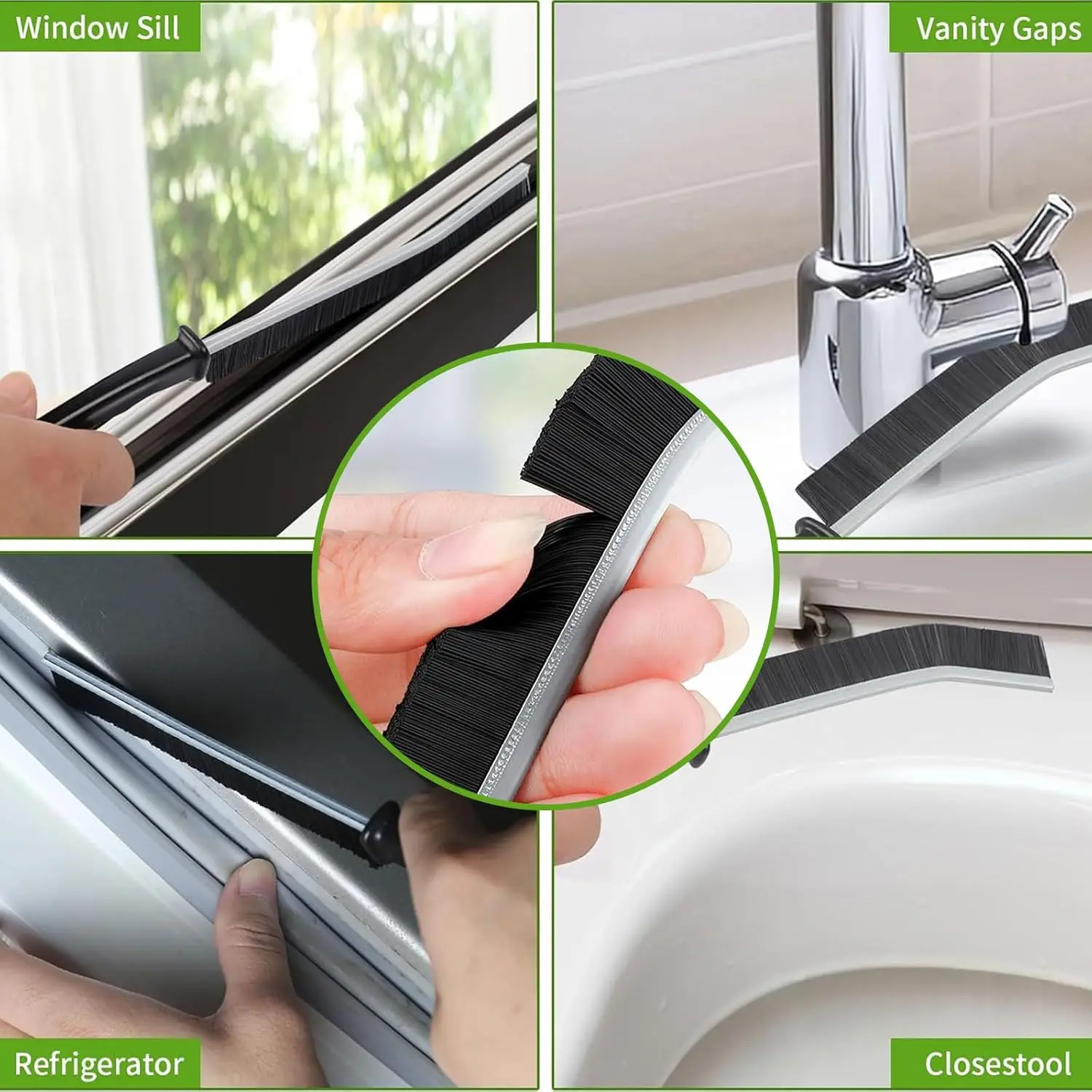Hard-Bristled Crevice Cleaning Brush Grout Cleaner Scrub Brush Deep Tile Joints Crevice Gap Cleaning Brush Tools Accessories