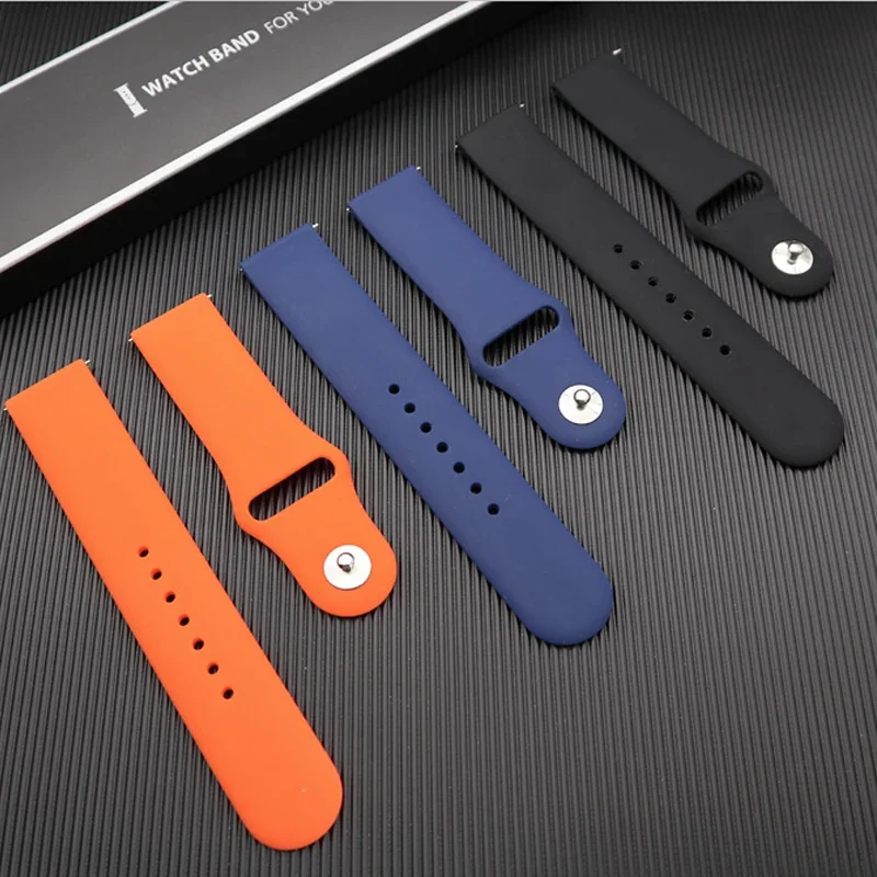 Pulseira siliicone para amazfit balance 2 smartwatch 20mm 22mm banda esportiva para amazfit bip 6 5/bip u 3 3pro/gts/gtr 2 3 4 42mm 47mm