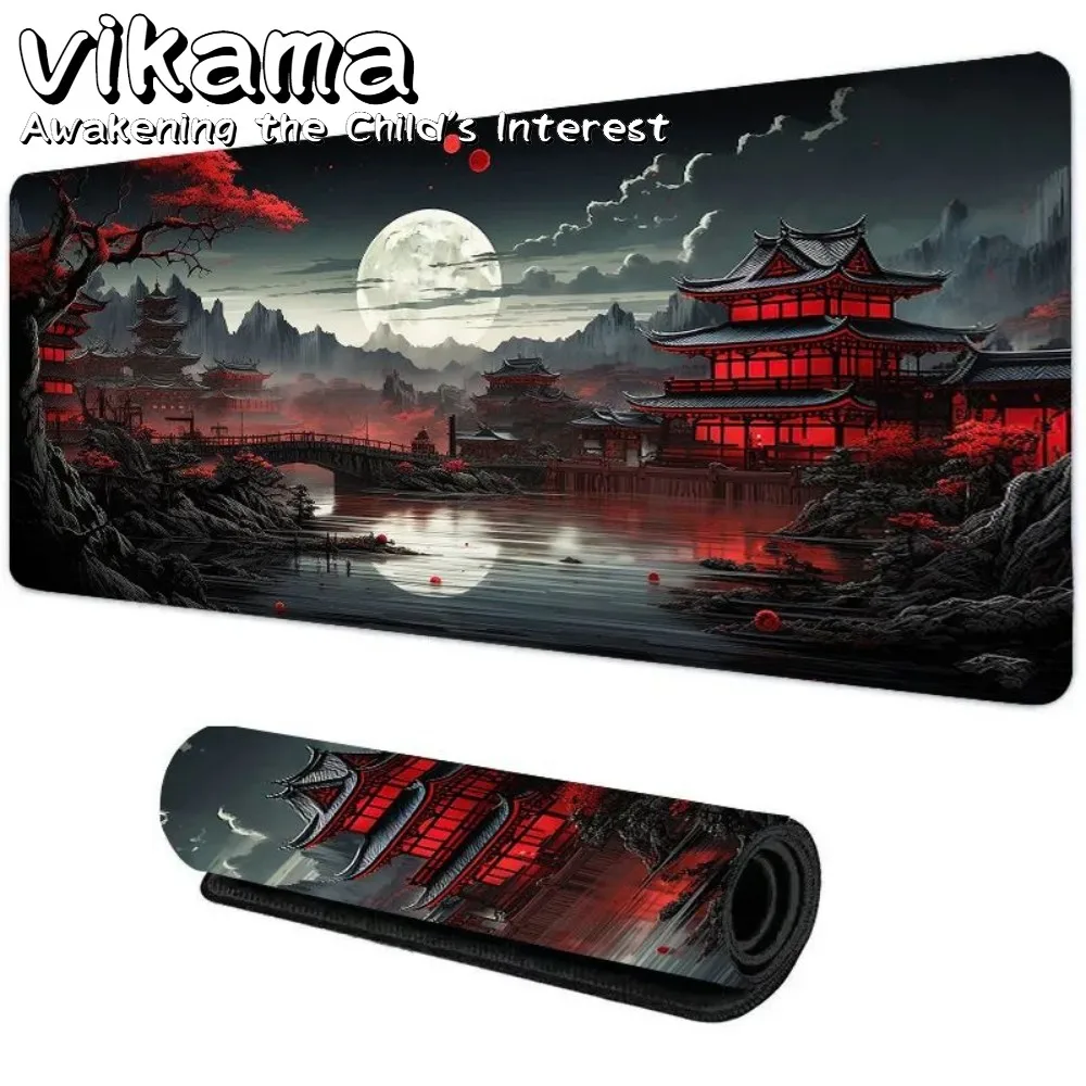 

Коврик для игровой мыши VIKAMA, нескользящий настольный коврик для ноутбуков и офисного использования, водонепроницаемый входной коврик для клавиатуры