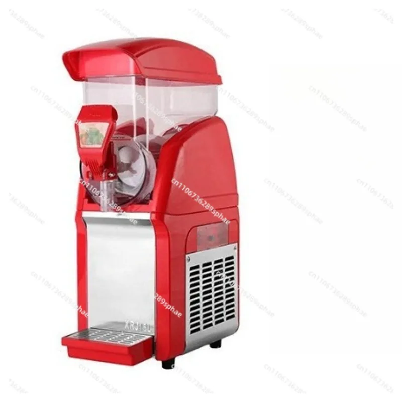 Household commercial single and double cylinder slush machine, cold drink shop snow particle smoothie, fruit juice drink machine