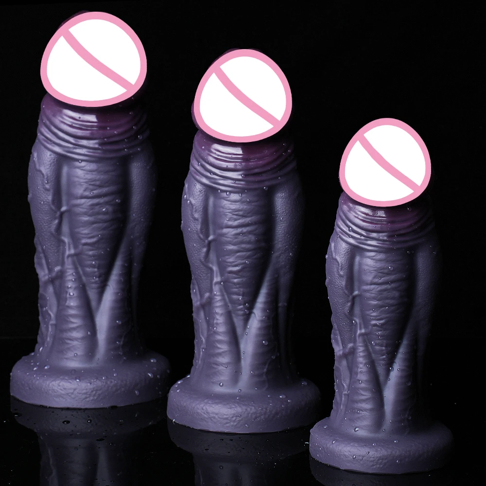 Huge Thick Realistic Dildo Big Penis Double Penetration Anal Plug Vagina Masturbator Fake Dick Adult Sex Toy for Women Sexuales 6