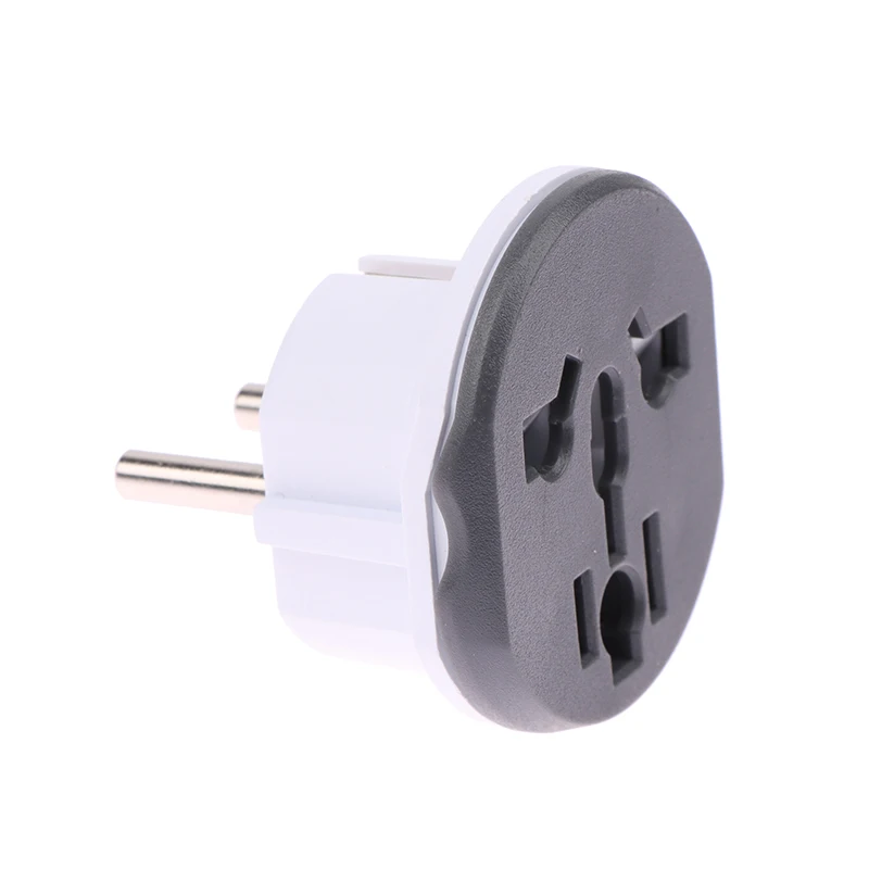 German Standard Conversion Plug FR AU US UK To EU Euro Korea Universal Travel Adapter Home Plug Adapter 2Pin 4.8mm