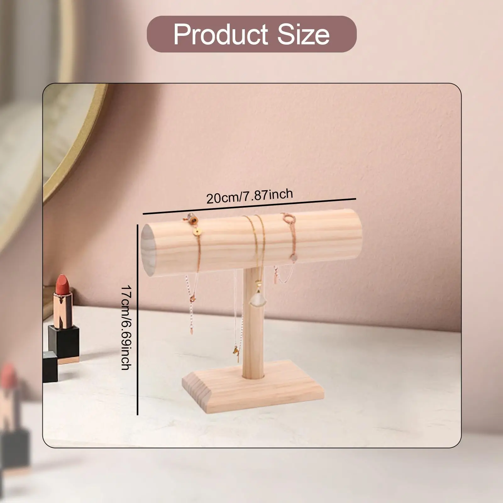 سوار منظم عرض برج الخشب مجوهرات المنظم ساعة الوقوف للقلائد أساور منظمة المنزل تظهر متجر البيع بالتجزئة #6