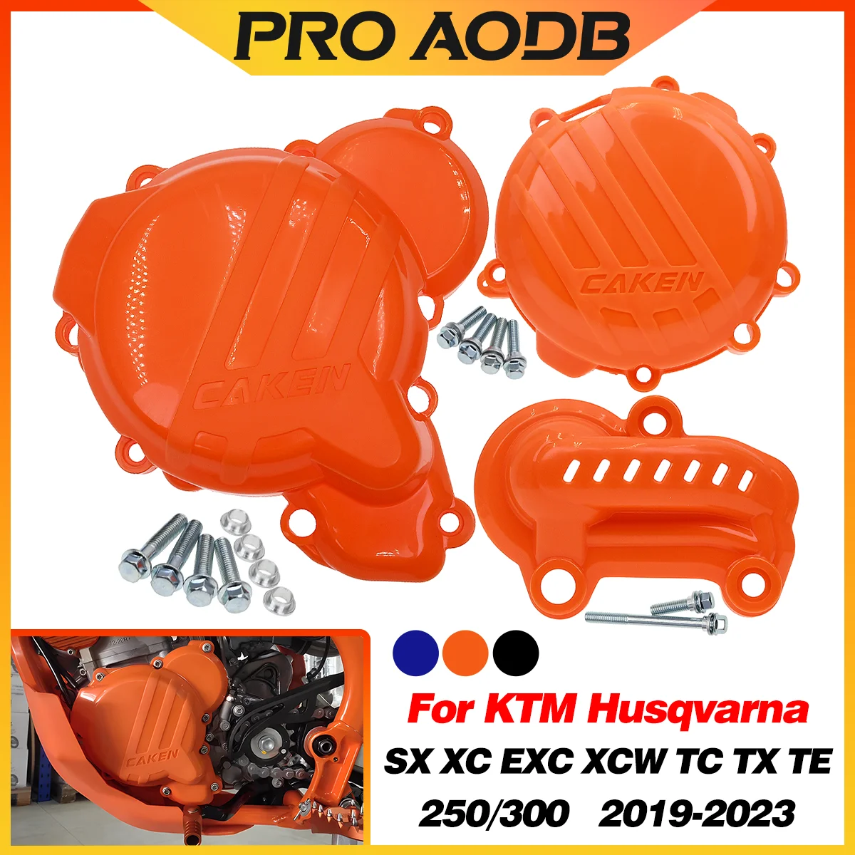 Motorcycle Engine Clutch Guard Water Pump Cover Ignition Protector For KTM EXC SX XC EXC XCW TPI 250 300 For Husqvarna TC TX TE