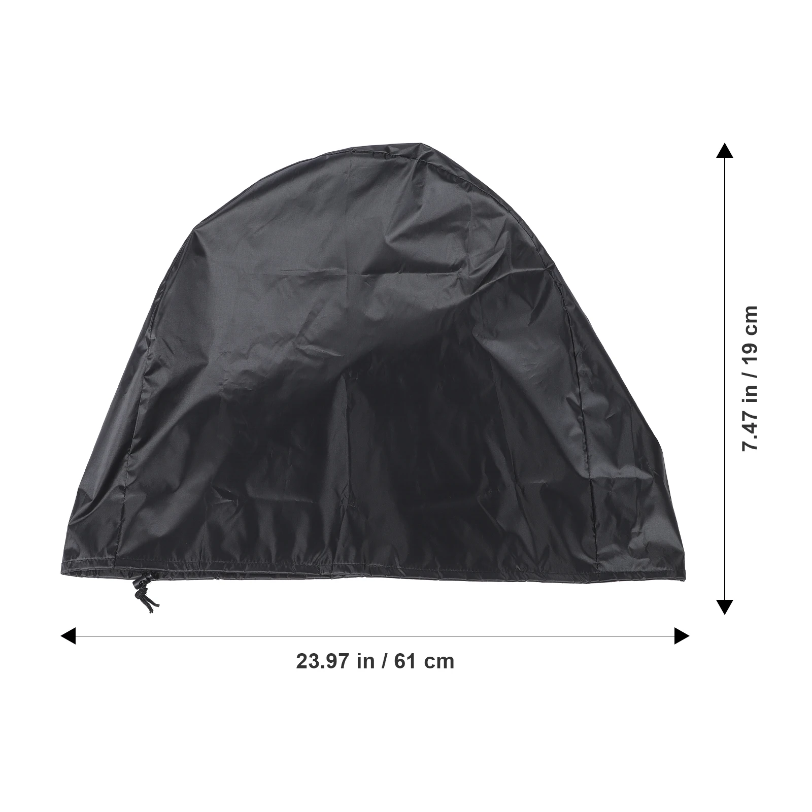 

Industrial Fan Cover 24 Inch Black 61x19x61cm Heavy Duty Waterproof Dustproof Electric Floor Protective Cover Easy Clean