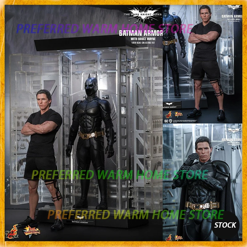 In Stock HOT TOYS MMS702 BATMAN ARMORY WITH BRUCE WAYNE 1/6 Movable Model Collection Toys HT Batman: The Dark Knight 