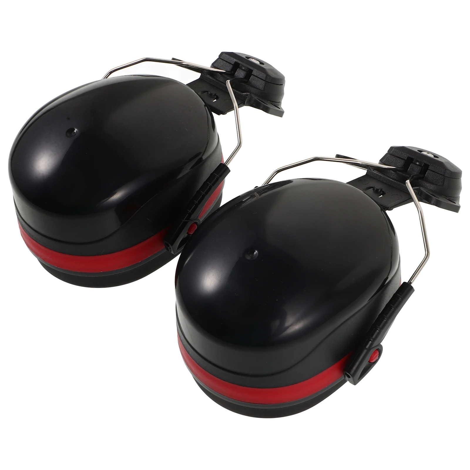 

Soundproof Earmuffs 1 Pair Black Red Noise Reduction Hearing Protector Sponge Ear Muffs Comfortable Industrial Safety