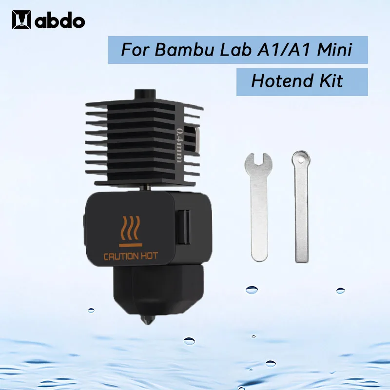For Bambu Lab A1 mini Hotend Kit 0.2 0.4 0.6 0.8mm Replaceable Nozzle For 3D printer Bamboo Lab A1 mini A1 Upgraded Hotend