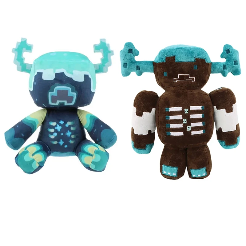 かわいい茶色の牛のぬいぐるみ、ワーデンドール、クリスタル、超柔らかいアニメのぬいぐるみ、青いモンスターのおもちゃ、子供、キッズ、クリスマスプレゼント