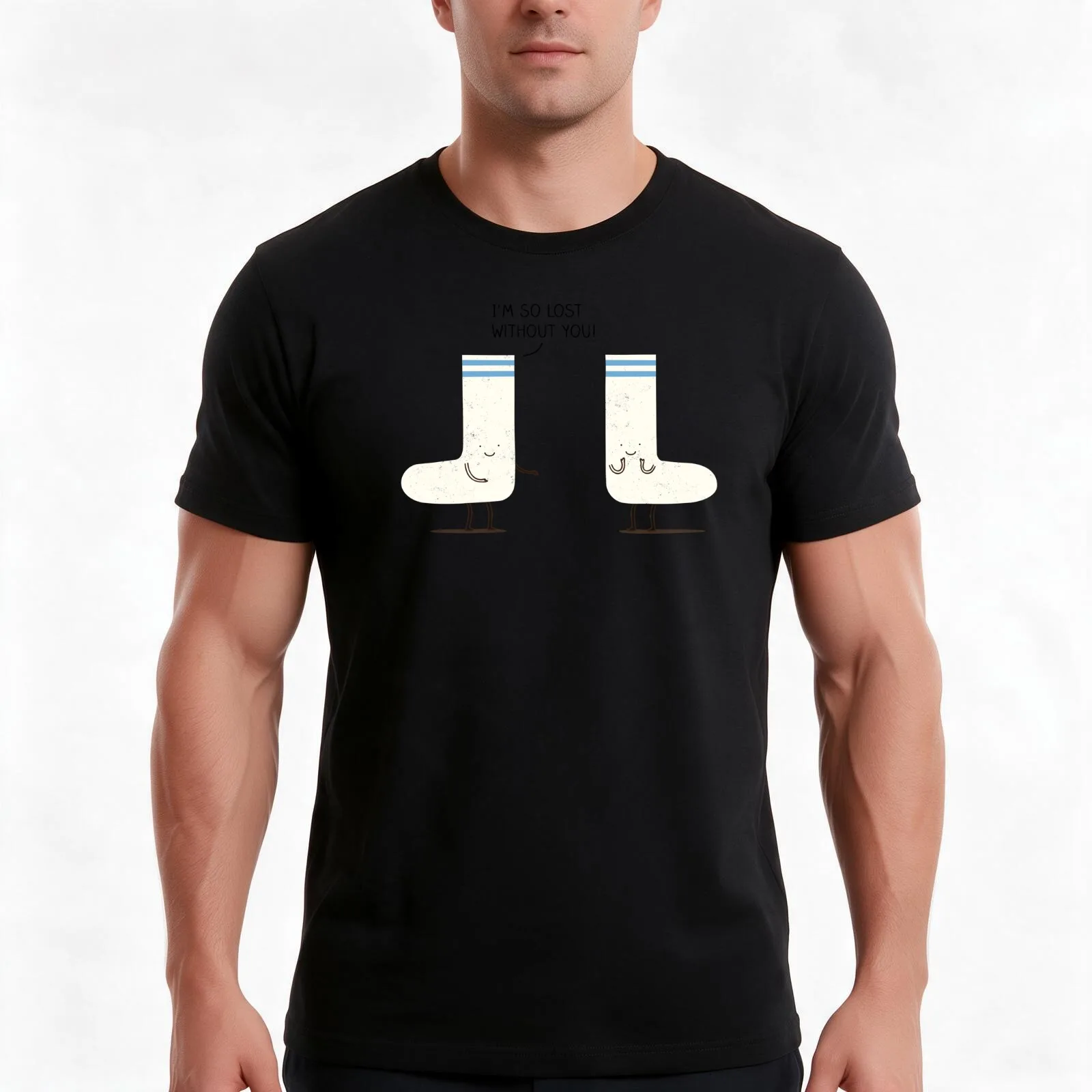 socks love T-Shirt, Summer Casual Cotton Tee, Oversized Streetwear Tops, Vintage Graphic Print, Loose Fit Short Sleeve
