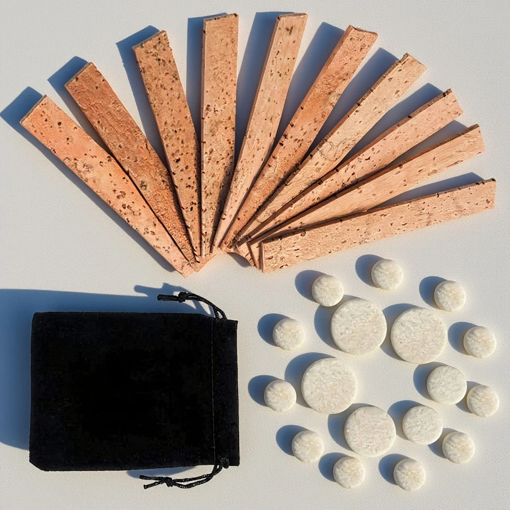 

27Pcs Clarinet Parts Replacement Kit High Quality Cork Sheet Compression Decompression Performance Simple Installation Time