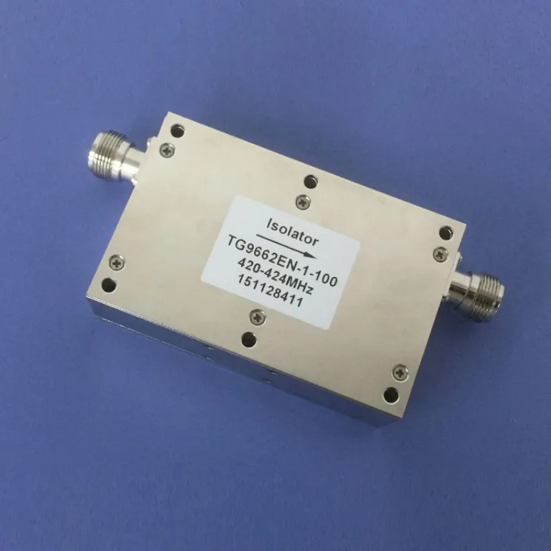 TG9662H series high-power dual junction isolator with frequencies in the range of 380-470MHz