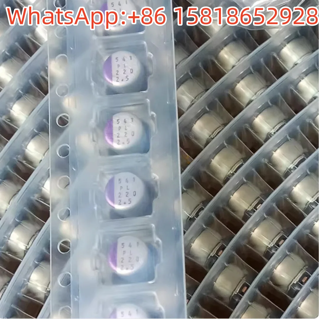 20pcs 2.5V220UF Portable music player capacitor, SMD solid capacitor, Size: 5X4.5