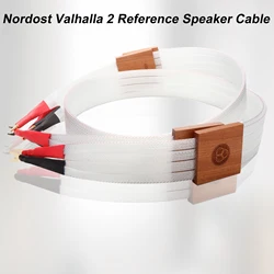 Nordost Valhalla 2 Reference Speaker Cable Hifi OFC Silver Plated Loudspeaker With Gold Plated Lockable Y Spade/Banana Plug