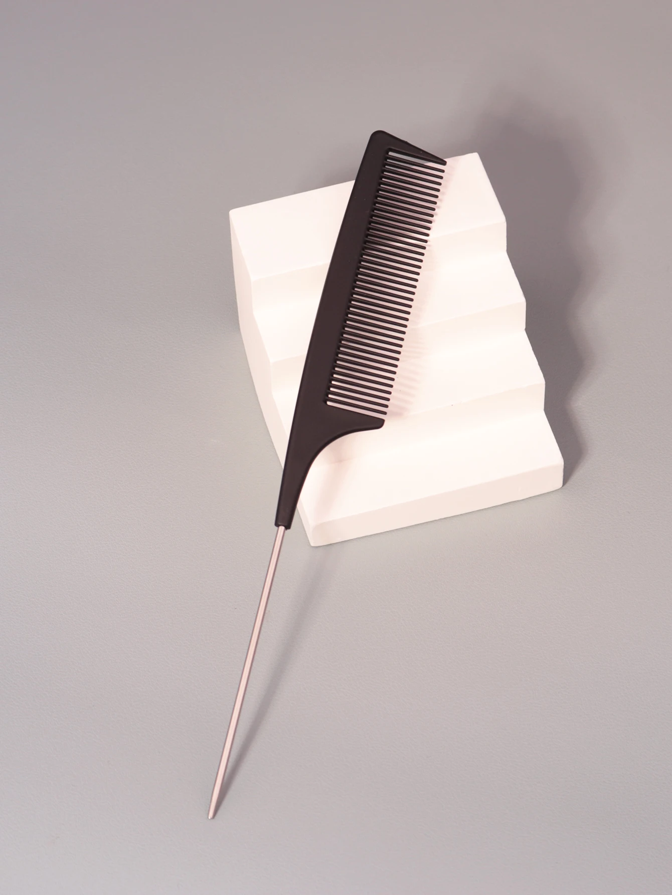Professional hair tail comb stainless steel styling comb, hair picking comb, shaping comb, Special for real hair wigs