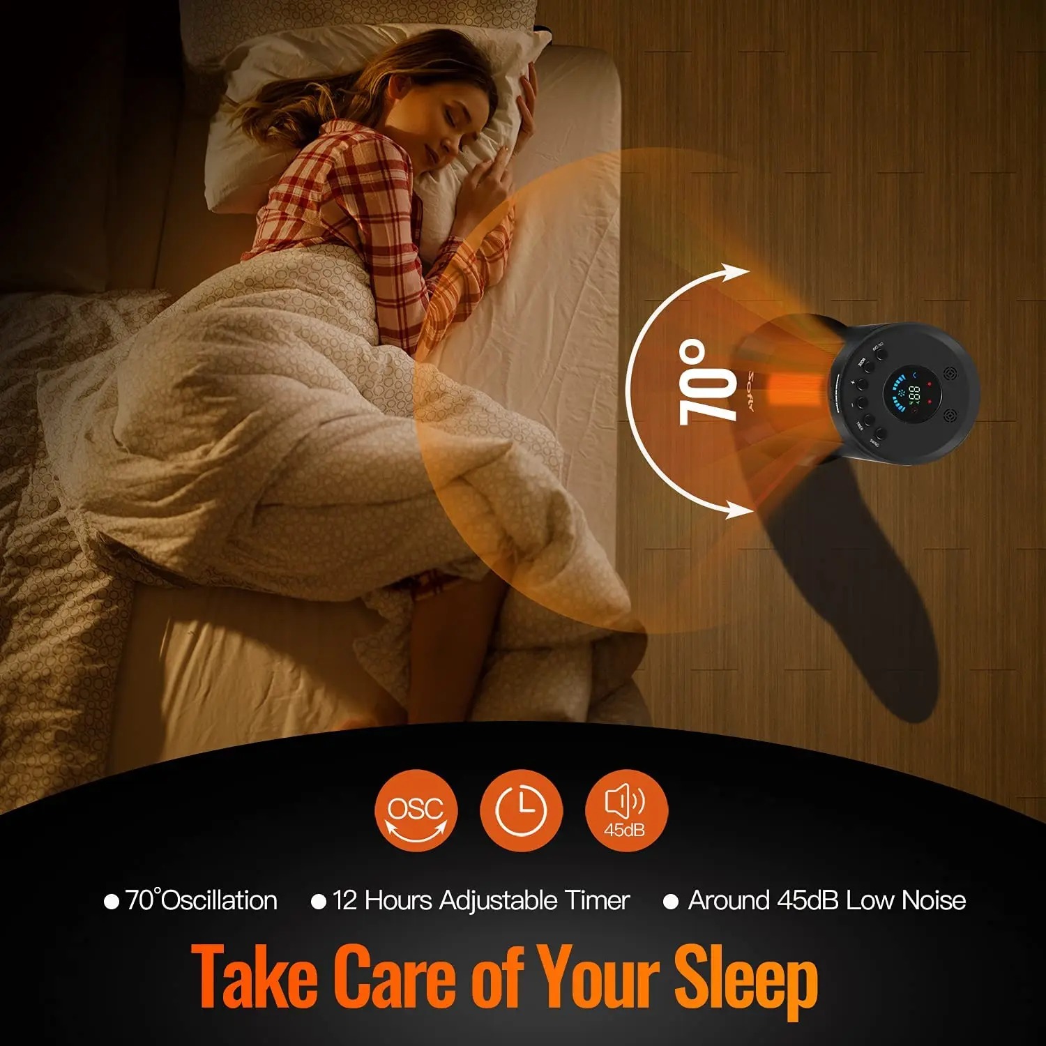 STLF جهاز تحكم عن بعد ذكي 2000 وات تسخين سريع سخان كهربائي داخلي #6