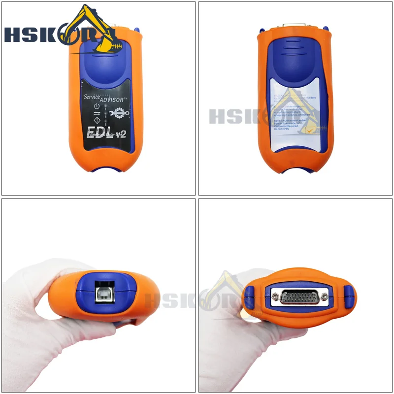 EDL V2 V3 Service Advisor Diagnostic Scanner Kit For John Deere Electronic Data Link Diagnostic Tool 9239-107v3 1-800-639-6774
