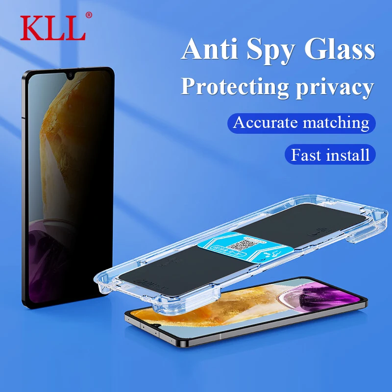

One-click Installation Anti Spy Privacy Glass for Samsung M15 M14 M13 M12 M53 M54 M55 M34 M33 5G M32 M22 M04 Screen Protector