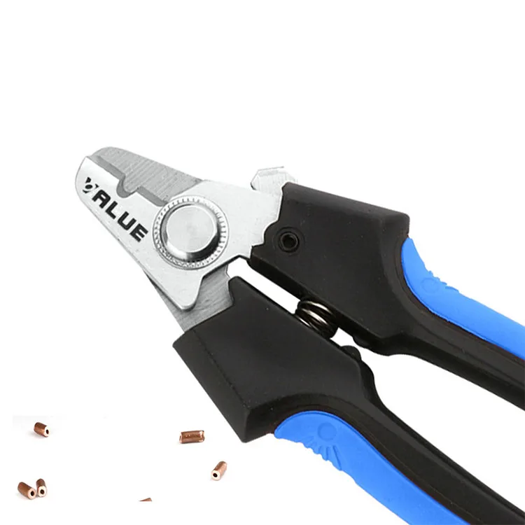 VALUE VRT-101 Refrigeration Repair Tool Capillary Shears Powerfully Sealing Tongs Capillary Pliers