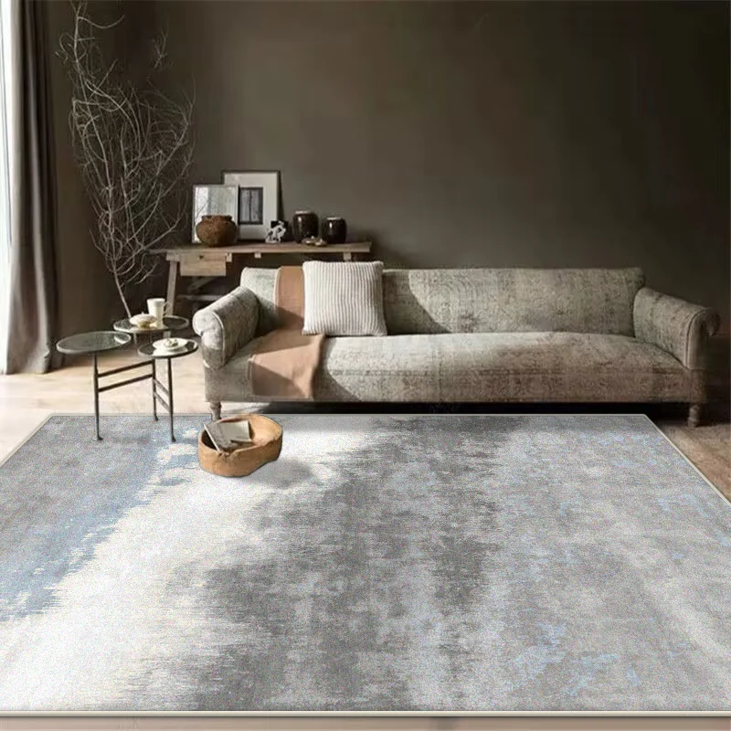 

Ковер для гостиной в скандинавском стиле, современное абстрактное украшение для дома, нескользящие коврики большой площади, спальня, гостиная, легко чистящийся напольный коврик