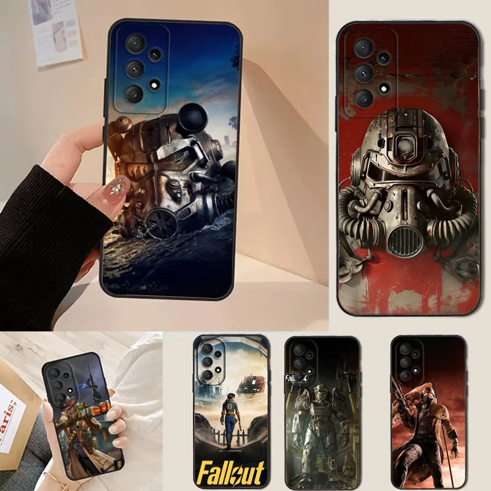 

F-Fallout S-Series 4 Cool Phone Case For Samsung Galaxy A13,A21s,A22,A31,A32,A52,A53,A71,A80,Soft Black Shell