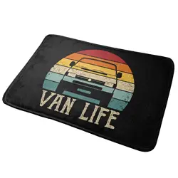 Vanlife Mat Rug Carpet Leisure Bedroom Bath Floor Mat Washable Nordic Style