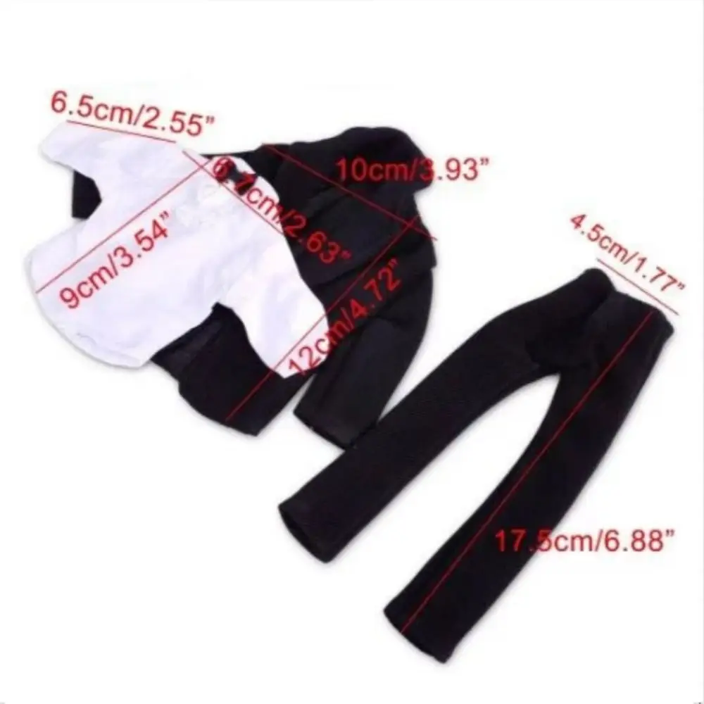 

Daily Wear Man Doll Suit Clothes Top Coat Casual Suit Male Doll Shirt Pants Necktie Wedding Party 1/6 Doll Clothes Kids Toy