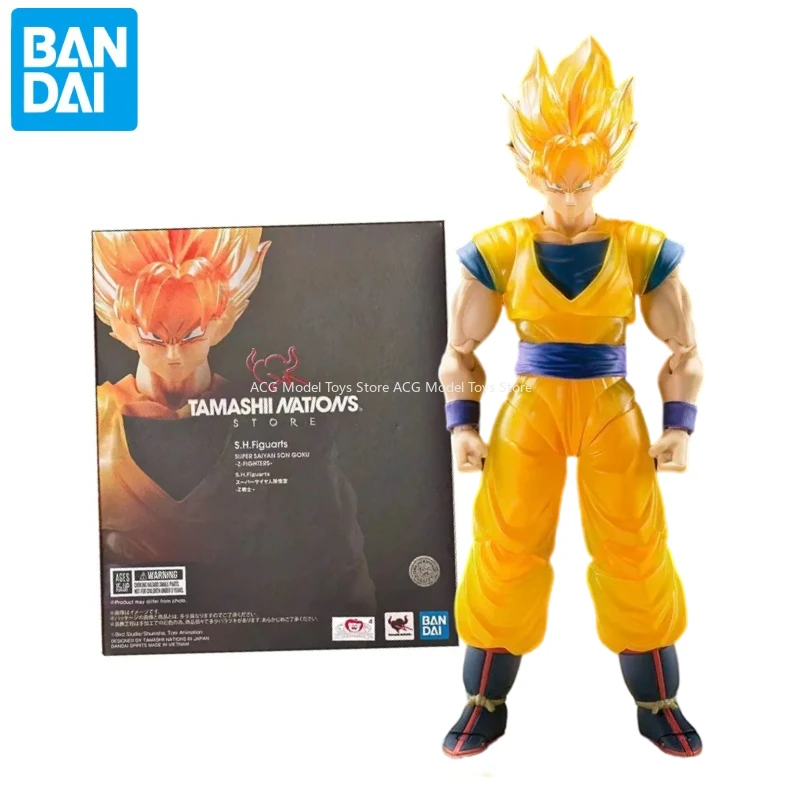 In Stock Genuine Bandai S.H.Figuarts SHF Dragon Ball Series Super Saiyan Son Goku -Z Fighter-Action Figure Collection Gift Kids