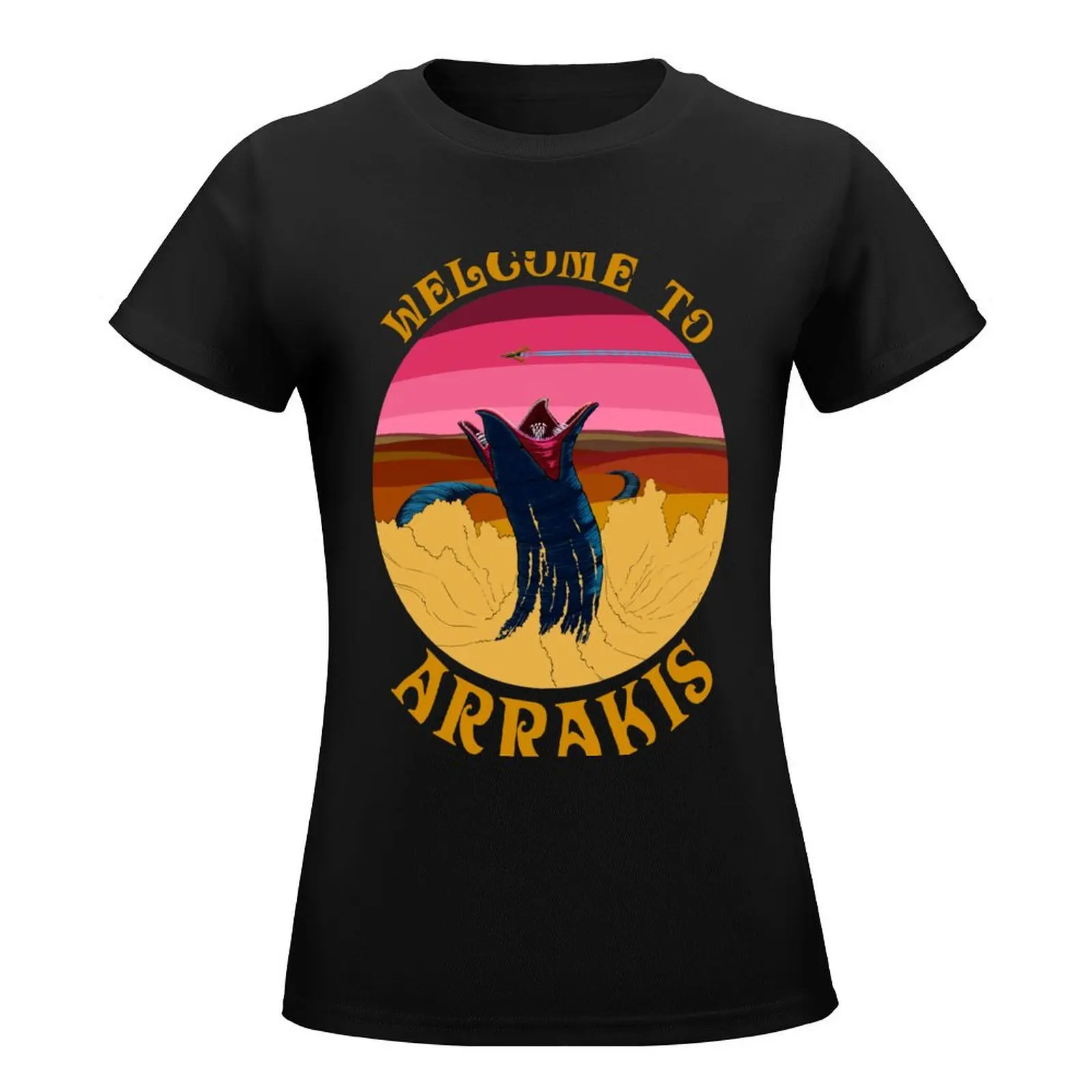 Welcom to Arrakis T-Shirt animal print shirt for girls hippie clothes female aesthetic clothes clothes for Women