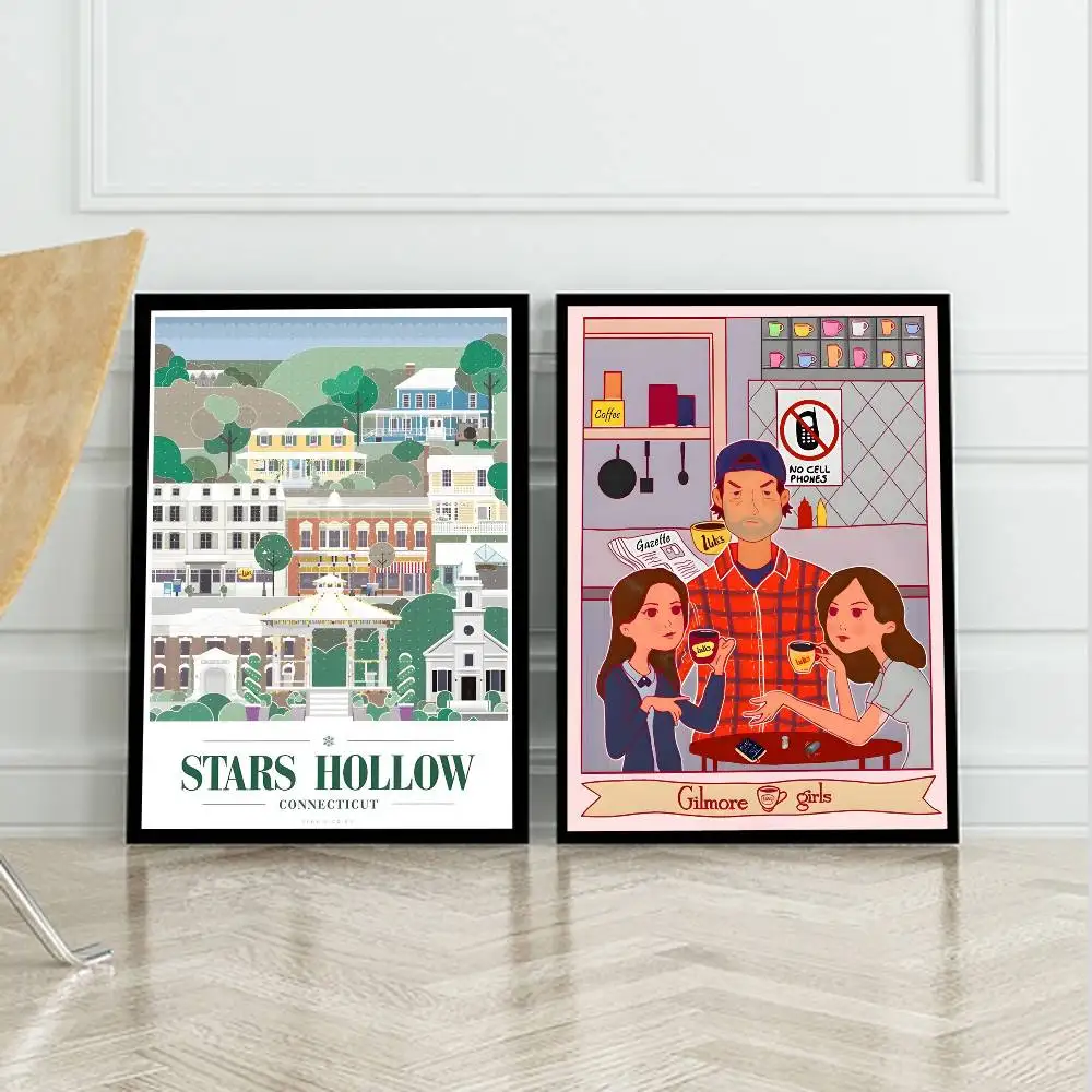 1pc Gilmore Girls Poster High Quality Print Waterproof Wall Art Sticker For Bar Living Room Decor Gift