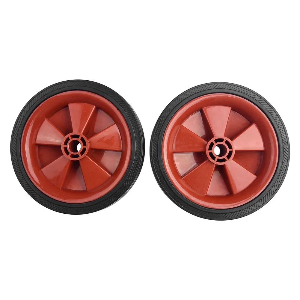 Rodas de rodízio blindadas para compressor de ar antiderrapante, fáceis de instalar, adequadas para bombas de ar, máquinas livres de óleo, 5 polegadas, 6 polegadas, 2PCs