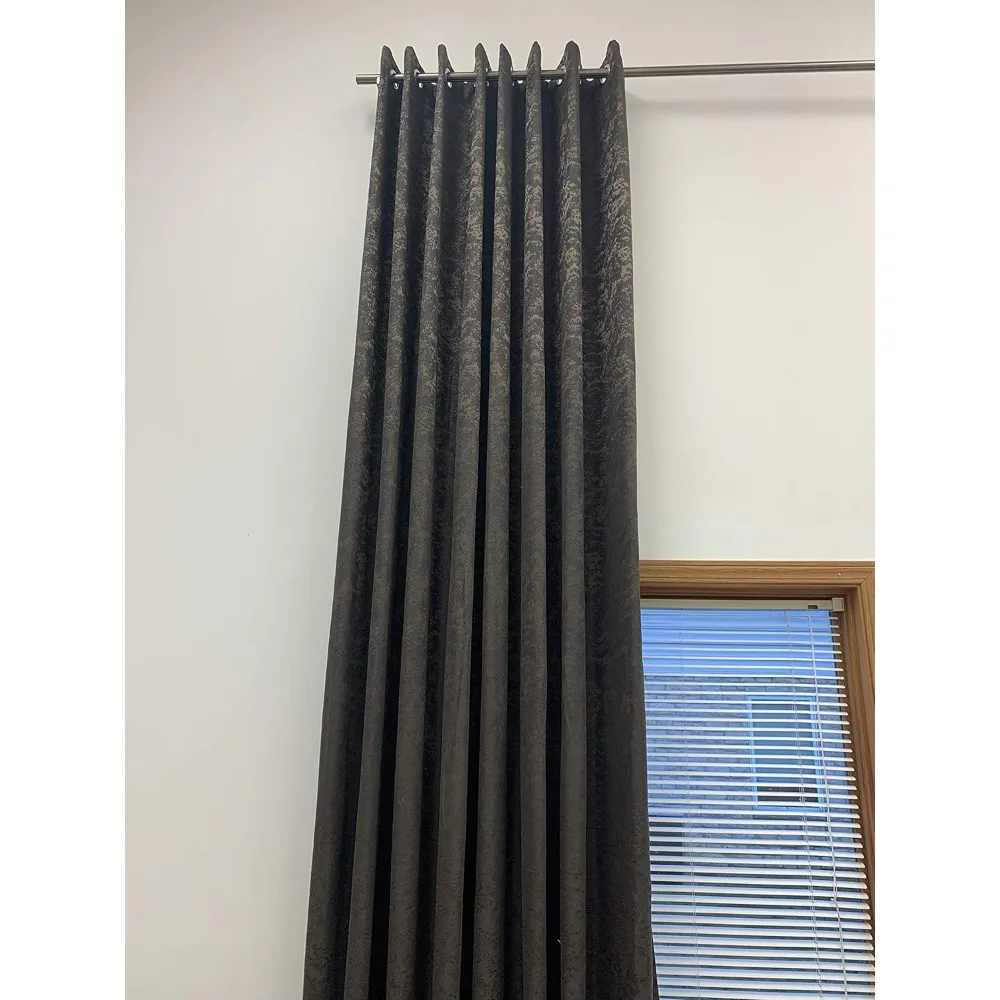 Tende in velluto extra lunghe su misura per soffitti da 8-24 piedi, vaniglia, 100 di larghezza x 216 di lunghezza, 2 volte alte