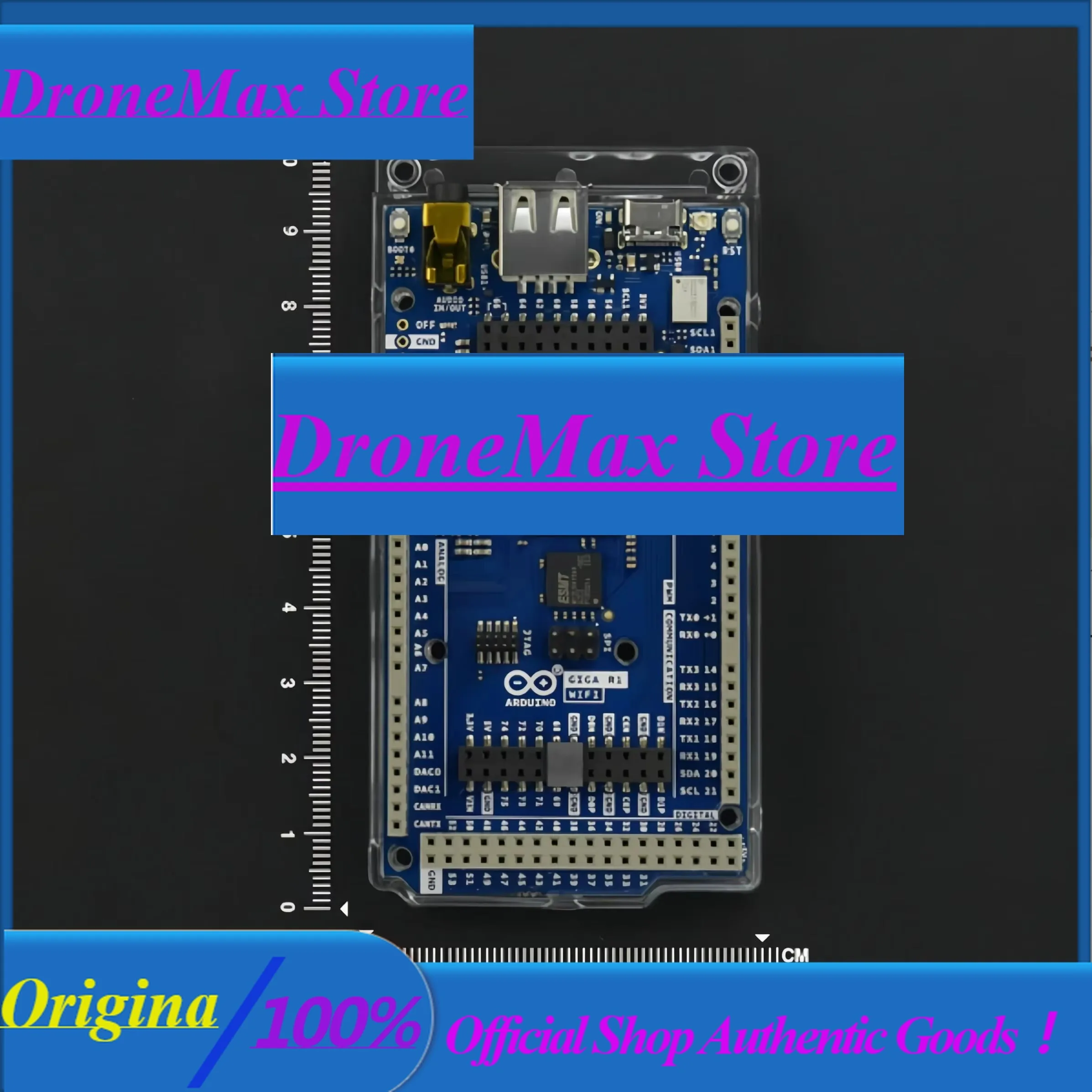 DroMaArduino GIGA R1 WiFi Development Board STM32H747 Dual-Core 480MHz, 76 GPIO, Wi-Fi/BLE, USB-C, 6-24V Input